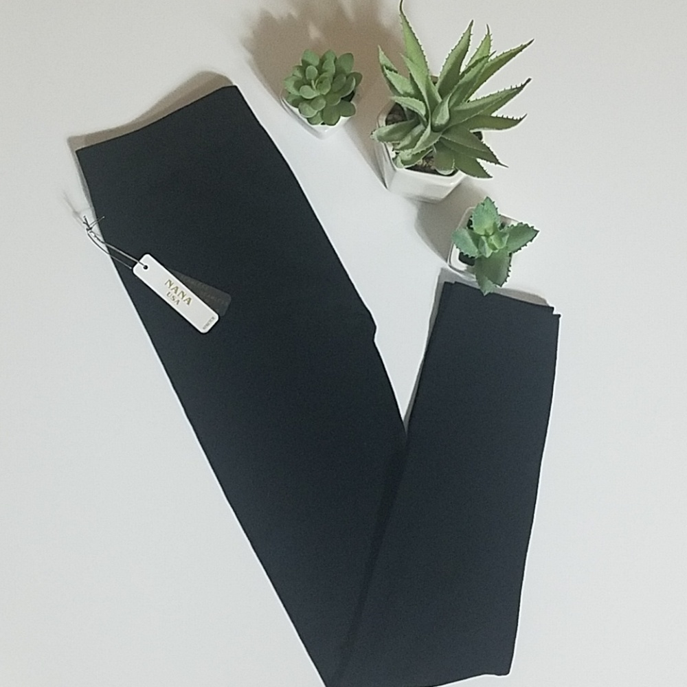 NWT, Nana USA, Black legg'ings, OS - Picture 1 of 5